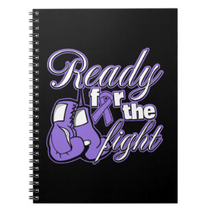 Hodgkins Lymphoma Gloves Ready For The Fight Spiral Notebook