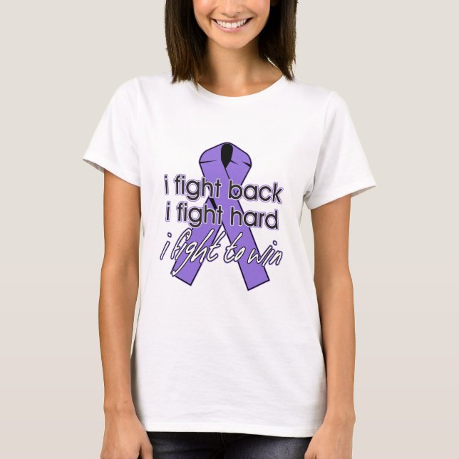 Hodgkin's Lymphoma I Fight Back T-Shirt (Front)