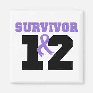 Hodgkins Lymphoma Survivor 12 Years Magnet