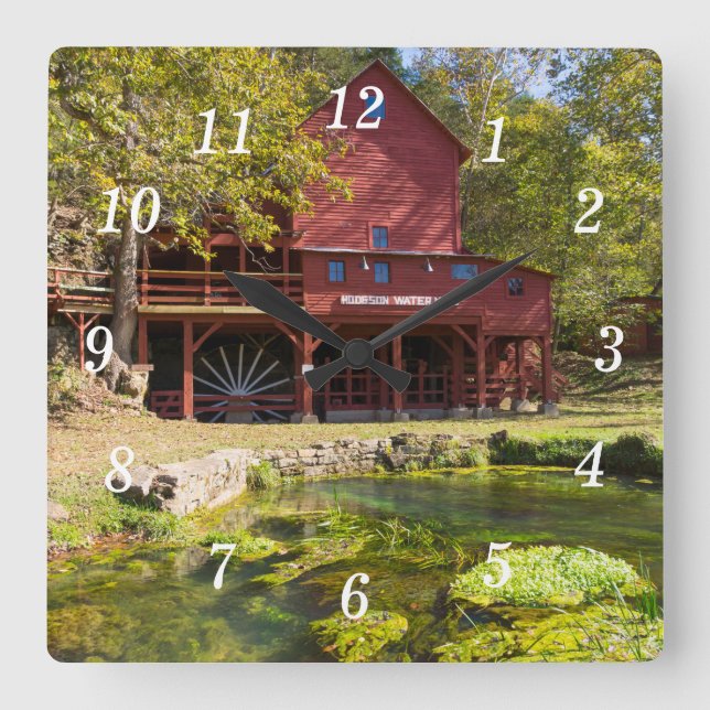 Hodgson Water Mill Wall Clock (Front)