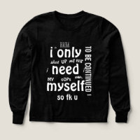 hodie with a small text to read