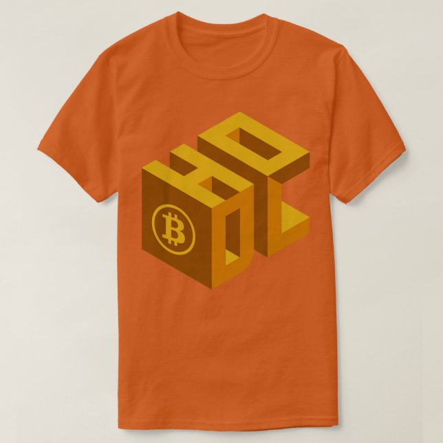 hodl 3d T-Shirt (Design Front)