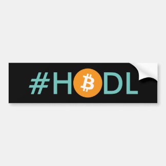 #HODL Bitcoin Bumper sticker