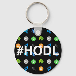 #HODL Cryptocurrency Themed Keychain