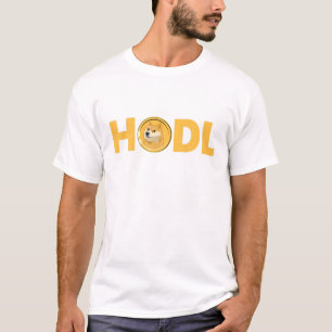 HODL Dogecoin Funny Doge Coin Crypto Hodlers Crypt T-Shirt