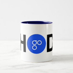 #HODL OmiseGO Two-Tone Mug