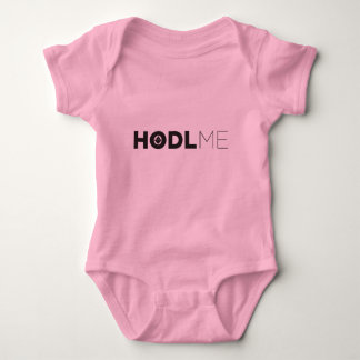 HODL WAVES PINK BABY BODYSUIT