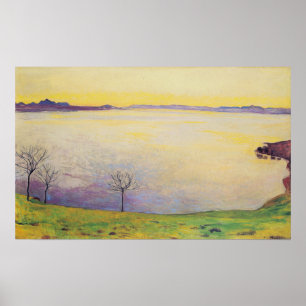 Hodler - Lake Geneva From Chexbres 1911 Poster