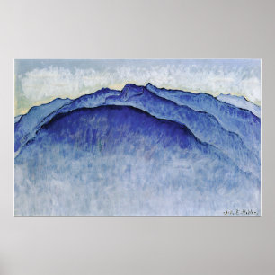 Hodler - Pinnacles In The Morning 1915 Poster