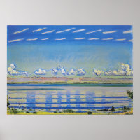 Hodler - Rhythmic Landscape On Lake Geneva 1908