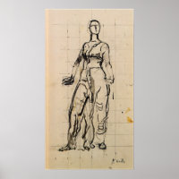 Hodler - Standing Draped Figure 1913