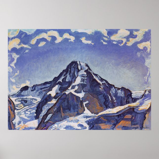 Hodler - The Monk With Clouds 1911 Poster (Front)