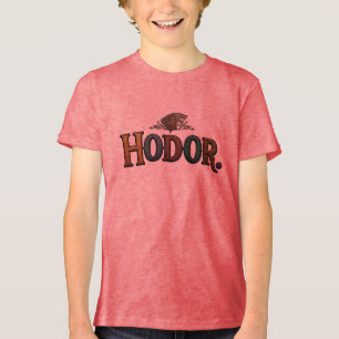 Hodor. Funny Minimal Quote T-Shirt Tri-Blend Shirt