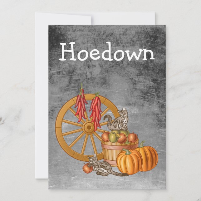 Hoedown Invitation (Front)
