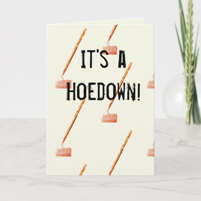 Hoedown Throwdown Party Invitation card (Front)