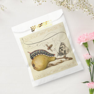 Hoefnagel Vintage Pear & Insects 1500s Renaissance Favour Bags