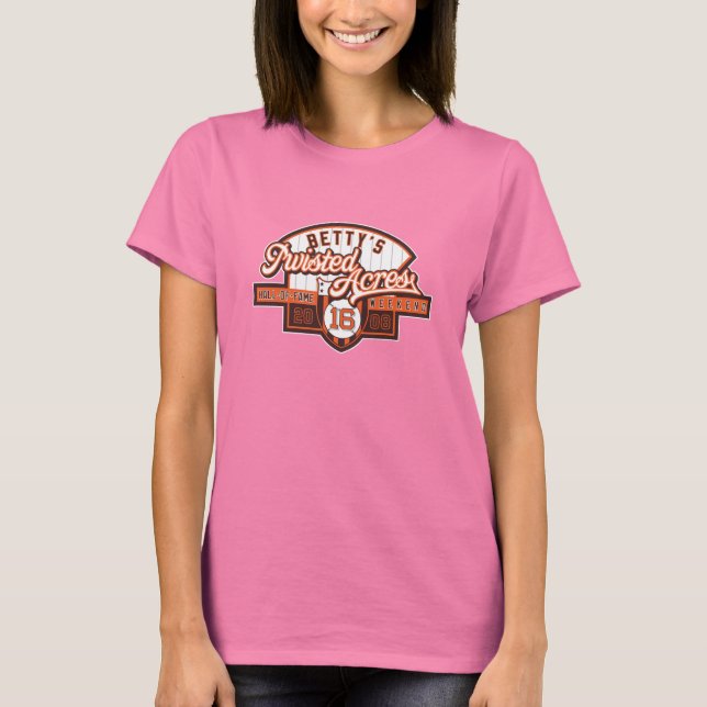 HOF16 Gals' Dark T T-Shirt (Front)