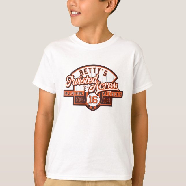 HOF16 logo Kids Ringer T-Shirt (Front)