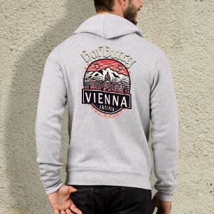 Hofburg in Circles Mens Full-Zip Hoodie