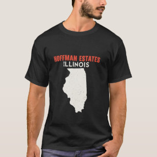 Hoffman Estates Illinois USA State America Travel  T-Shirt
