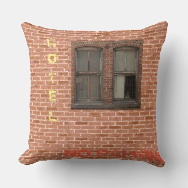 ''Hoffman Hotel'' , from Alley Walks Collection Cushion (Front)