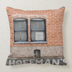 ''Hoffman Hotel'' , from Alley Walks Collection Cushion