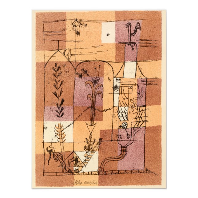 Hoffmanesque Scene by Paul Klee  Photo Print (Front)