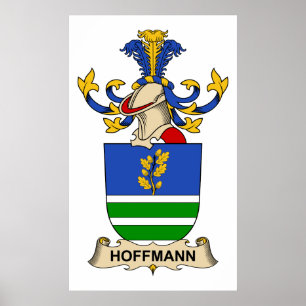 Hoffmann Family Crest Poster