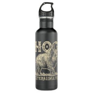 Hog Exterminator - Boar Hunting Wild Hog Hunter 710 Ml Water Bottle