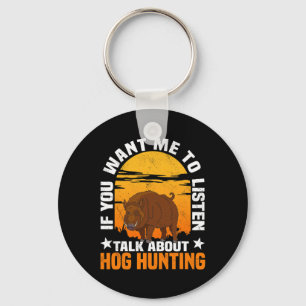 Hog Hunting Boar Pig Hunter Huntsman 1 Key Ring