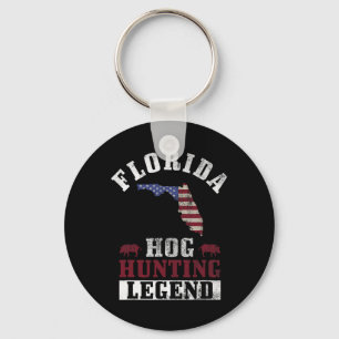 Hog Hunting Legend Florida For Boar Hunting  Key Ring