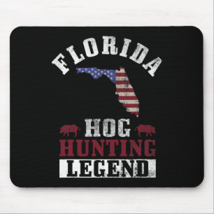 Hog Hunting Legend Florida For Boar Hunting Mouse Pad