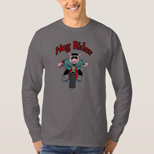Hog Rider Motorcycle T-Shirt (Front)