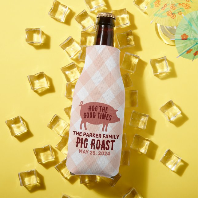 Hog the Good Times Pig Roast Bottle Cooler (In Situ Summer)