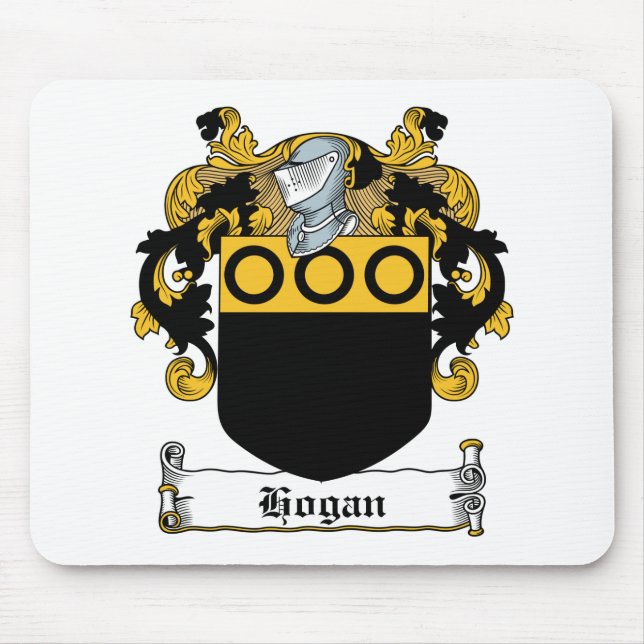 Hogan Family Crest Mouse Pad (Front)