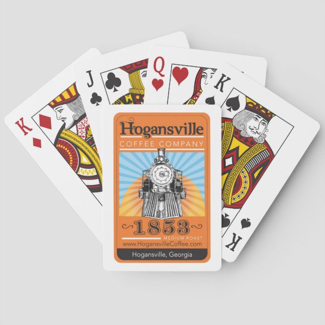 Hogansville Coffee Playing Cards (1853) (Back)
