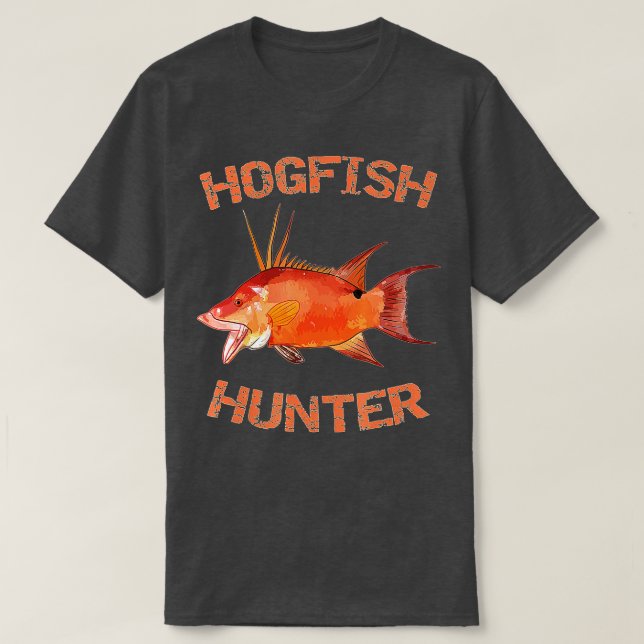 Hogfish Hunter  Florida Fishing  Hogfish  T-Shirt (Design Front)