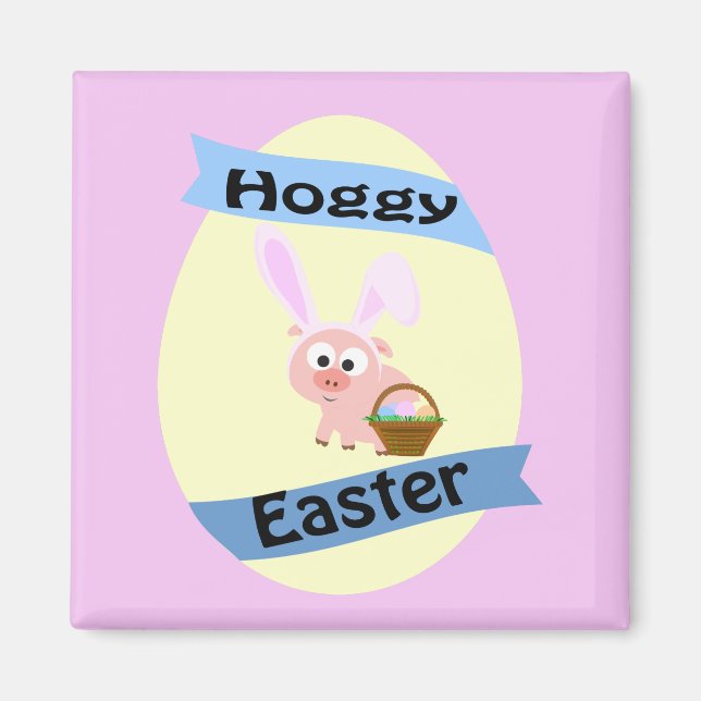 Hoggy Easter! Magnet (Front)