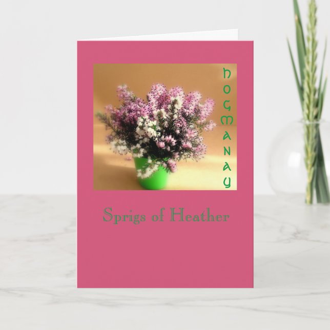 Hogmanay Greeting Card (Front)