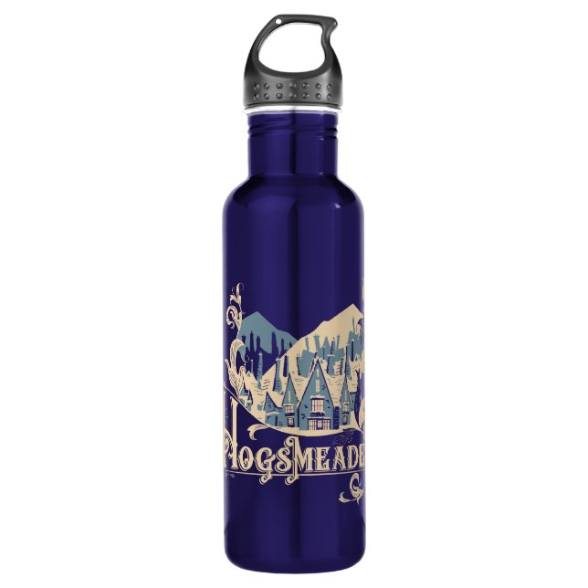 HOGSMEADE™ Vintage Village Graphic 710 Ml Water Bottle (Front)