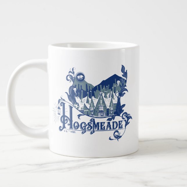 HOGSMEADE™ Vintage Village Graphic Large Coffee Mug (Left)