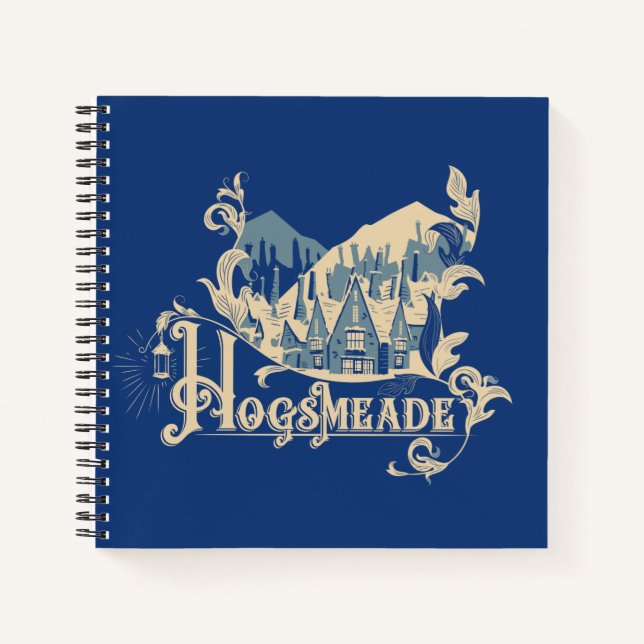 HOGSMEADE™ Vintage Village Graphic Notebook (Front)