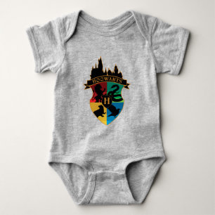 HOGWARTS™ Castle Crest House Pride Badge Baby Bodysuit