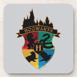 HOGWARTS™ Castle Crest House Pride Badge Coaster