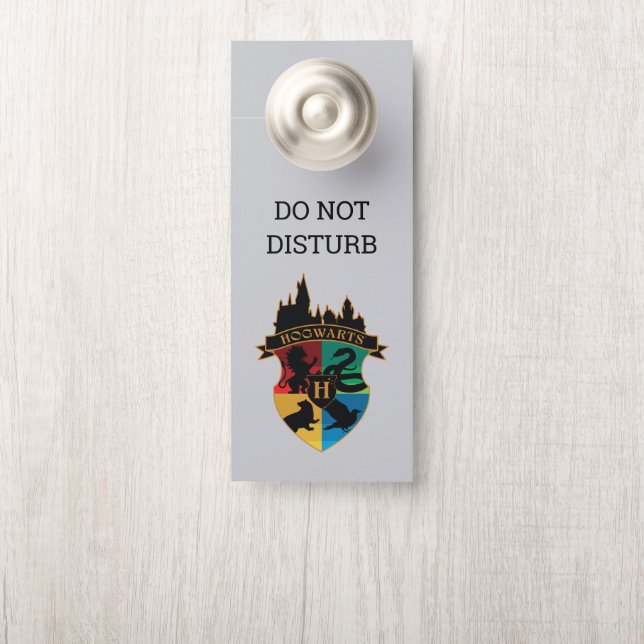 HOGWARTS™ Castle Crest House Pride Badge Door Hanger (On Knob)
