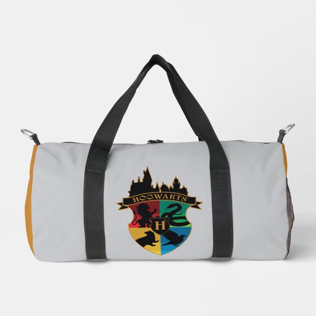 HOGWARTS™ Castle Crest House Pride Badge Duffle Bag (Front)