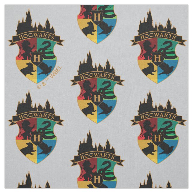 HOGWARTS™ Castle Crest House Pride Badge Fabric (Swatch)