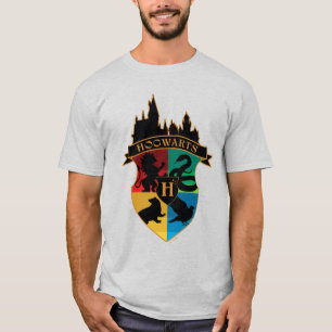 HOGWARTS™ Castle Crest House Pride Badge T-Shirt