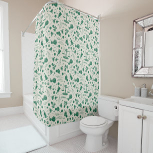 HOGWARTS™ Class Club Pattern Shower Curtain