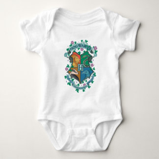 HOGWARTS™ Floral Crest Baby Bodysuit